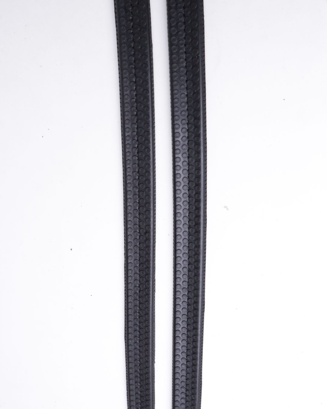 Leather rubber rein